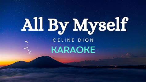 all by myself karaoke|More.